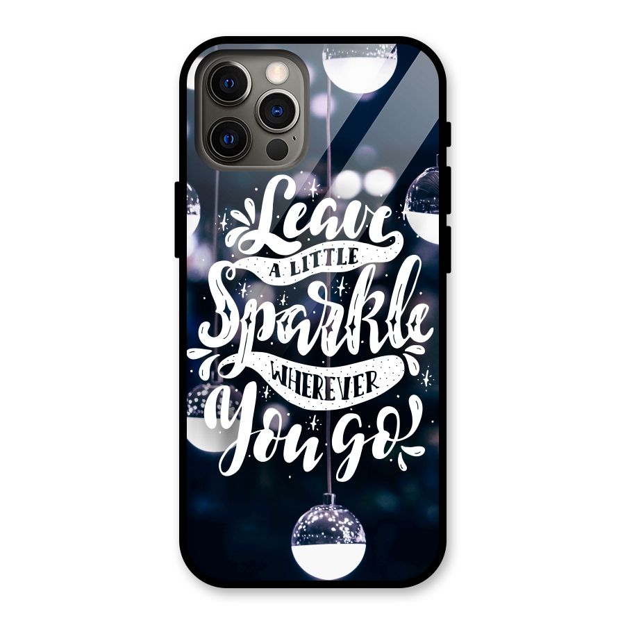 Little Spark Glass Back Case for iPhone 12 Pro