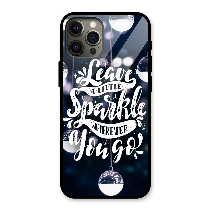 Little Spark Glass Back Case for iPhone 12 Pro Max