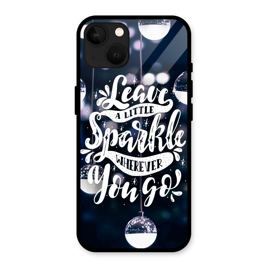 Little Spark Glass Back Case for iPhone 13