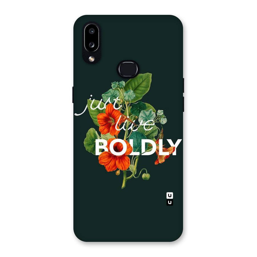 Live Boldly Back Case for Galaxy A10s