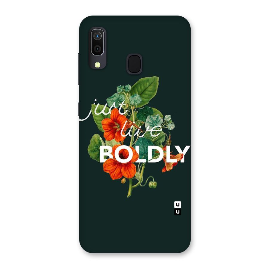 Live Boldly Back Case for Galaxy M10s