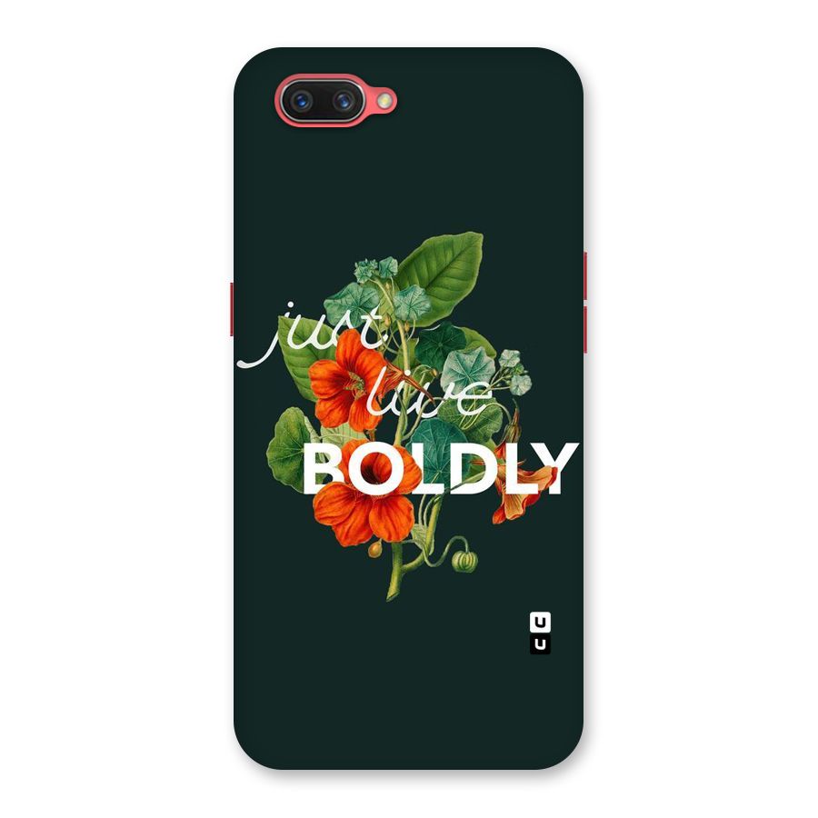 Live Boldly Back Case for Oppo A3s