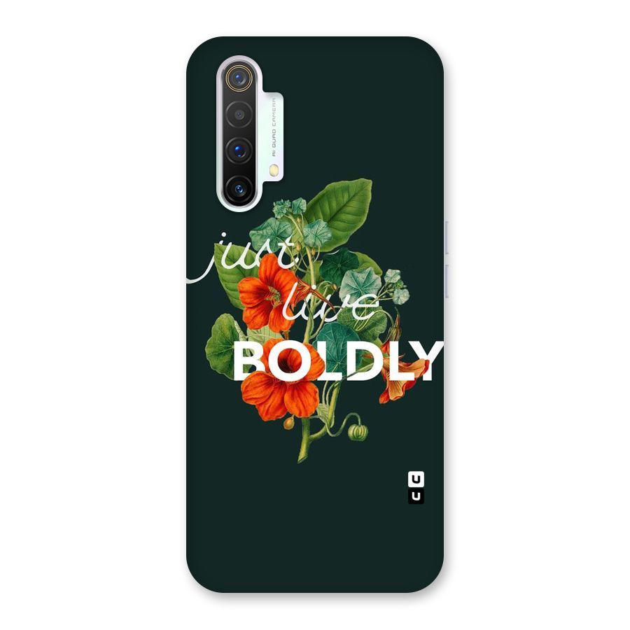 Live Boldly Back Case for Realme X3