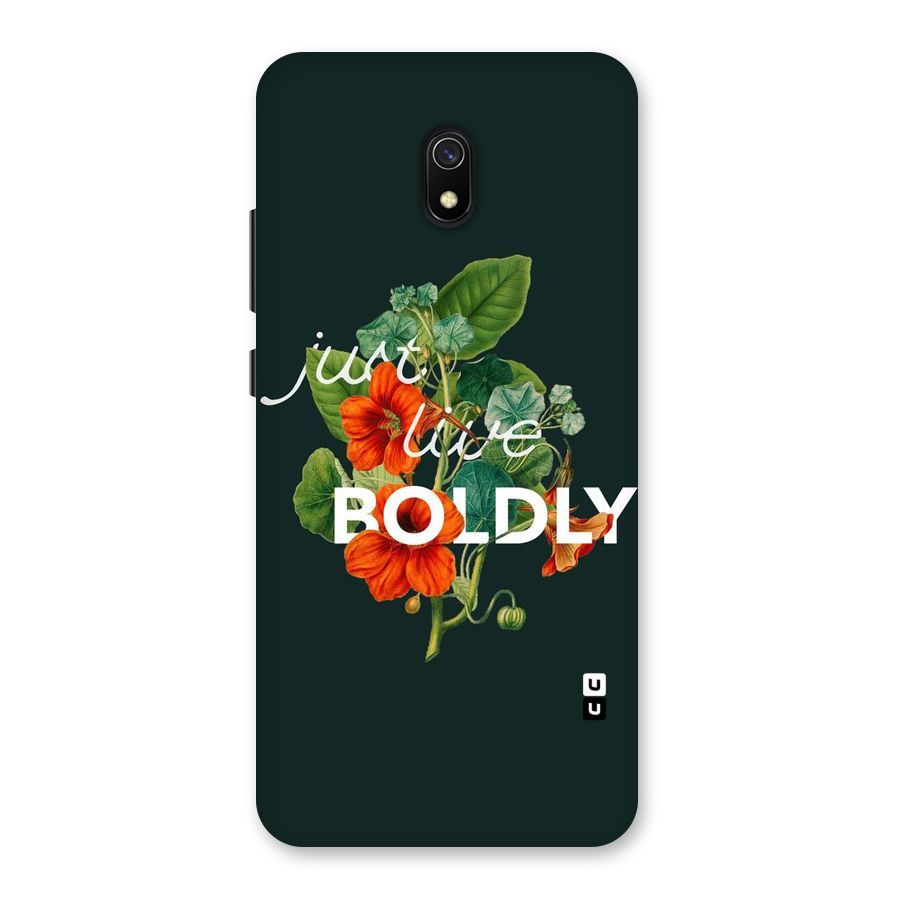 Live Boldly Back Case for Redmi 8A