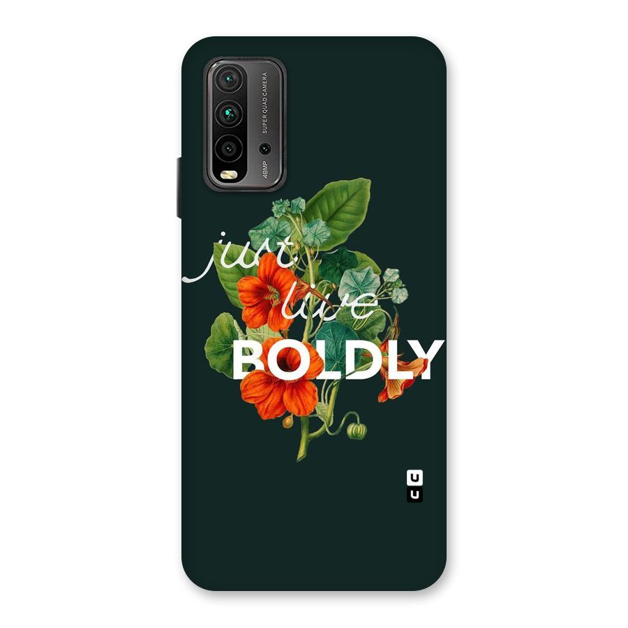 Live Boldly Back Case for Redmi 9 Power