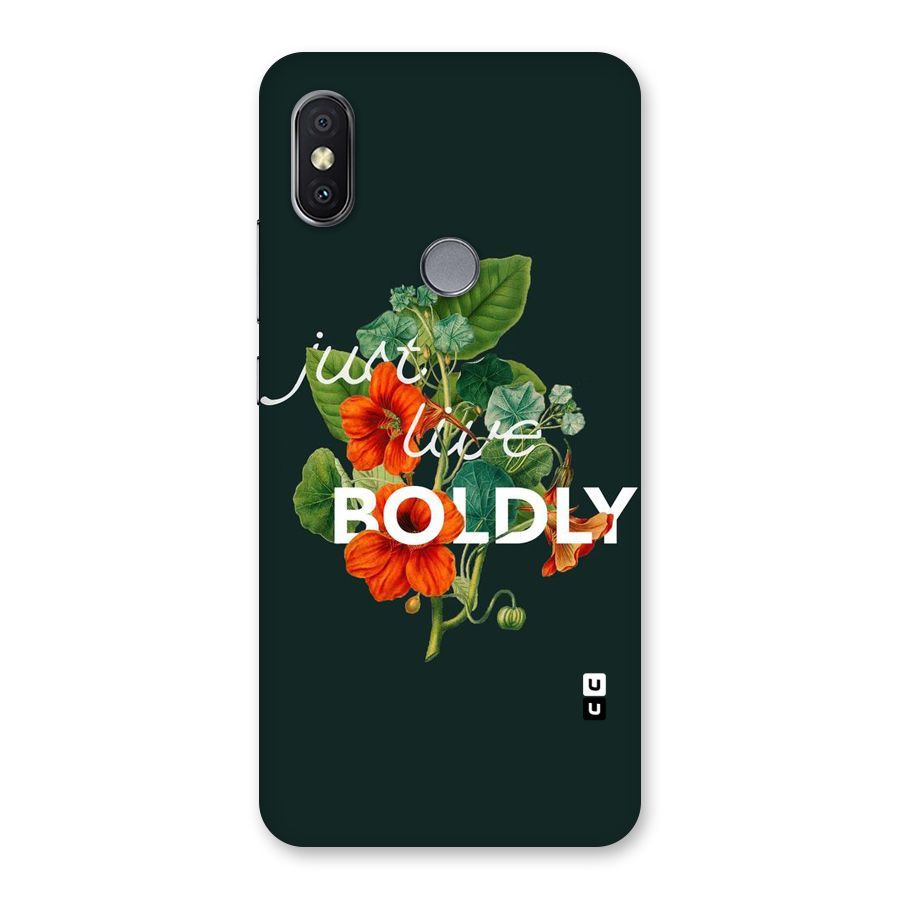 Live Boldly Back Case for Redmi Y2