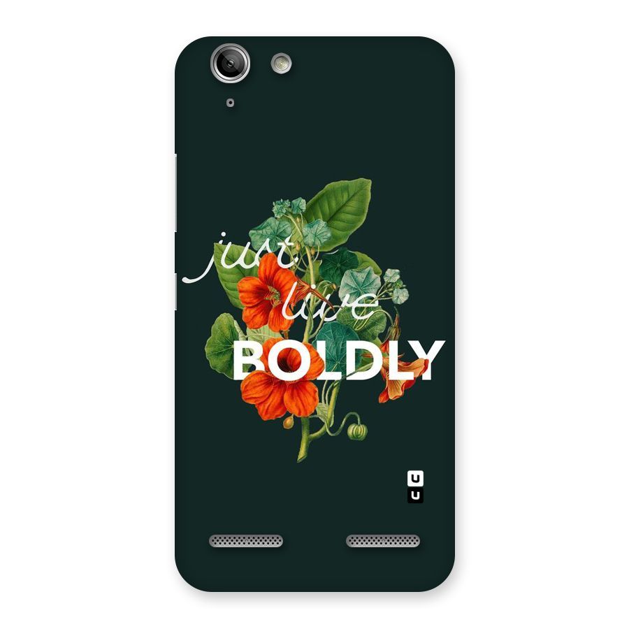 Live Boldly Back Case for Vibe K5 Plus