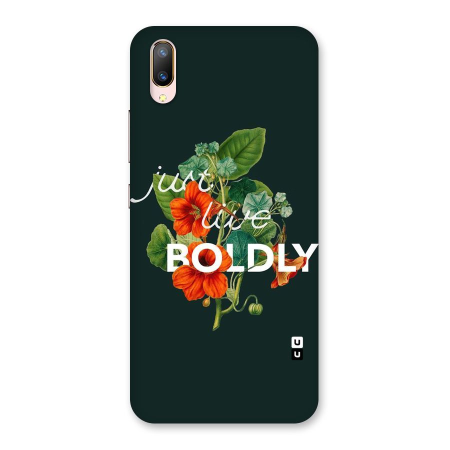 Live Boldly Back Case for Vivo V11 Pro