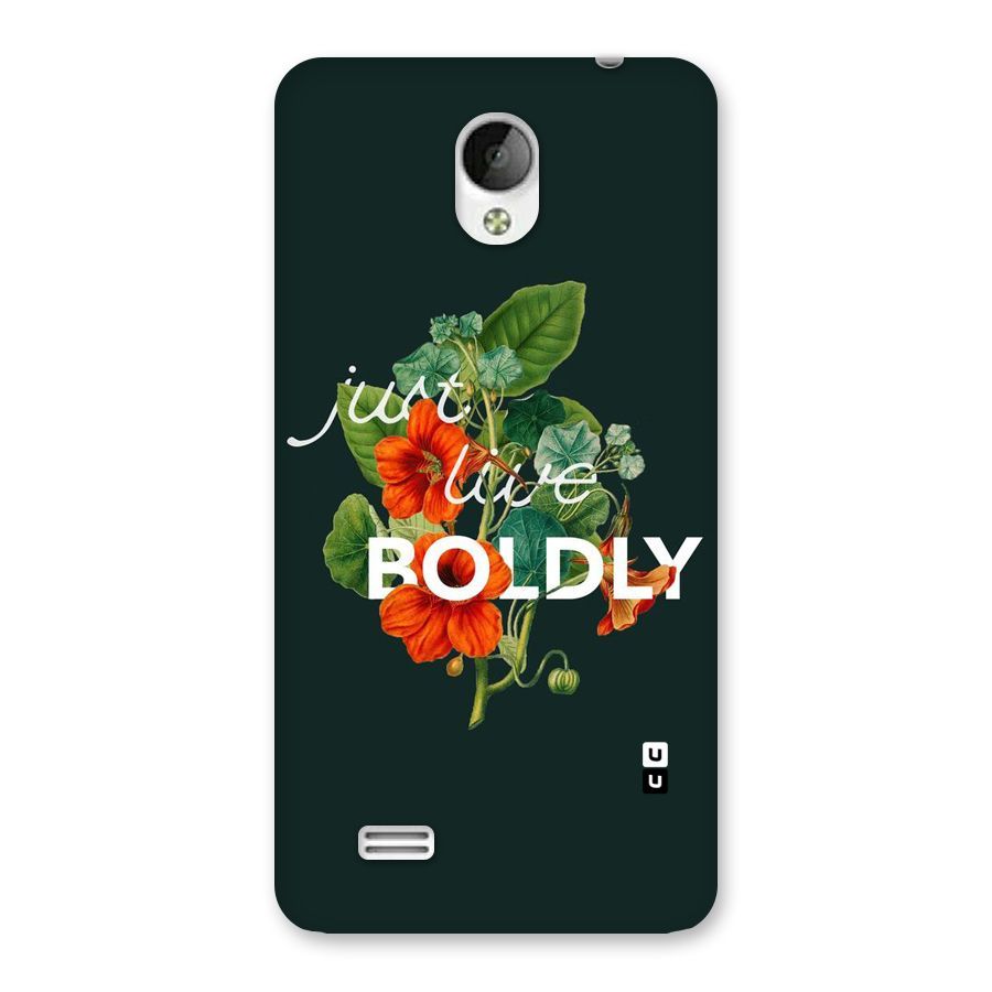 Live Boldly Back Case for Vivo Y21