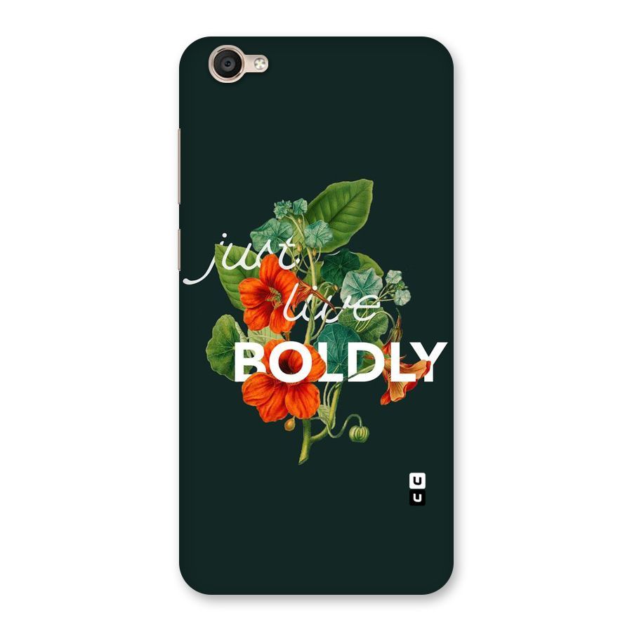 Live Boldly Back Case for Vivo Y55s