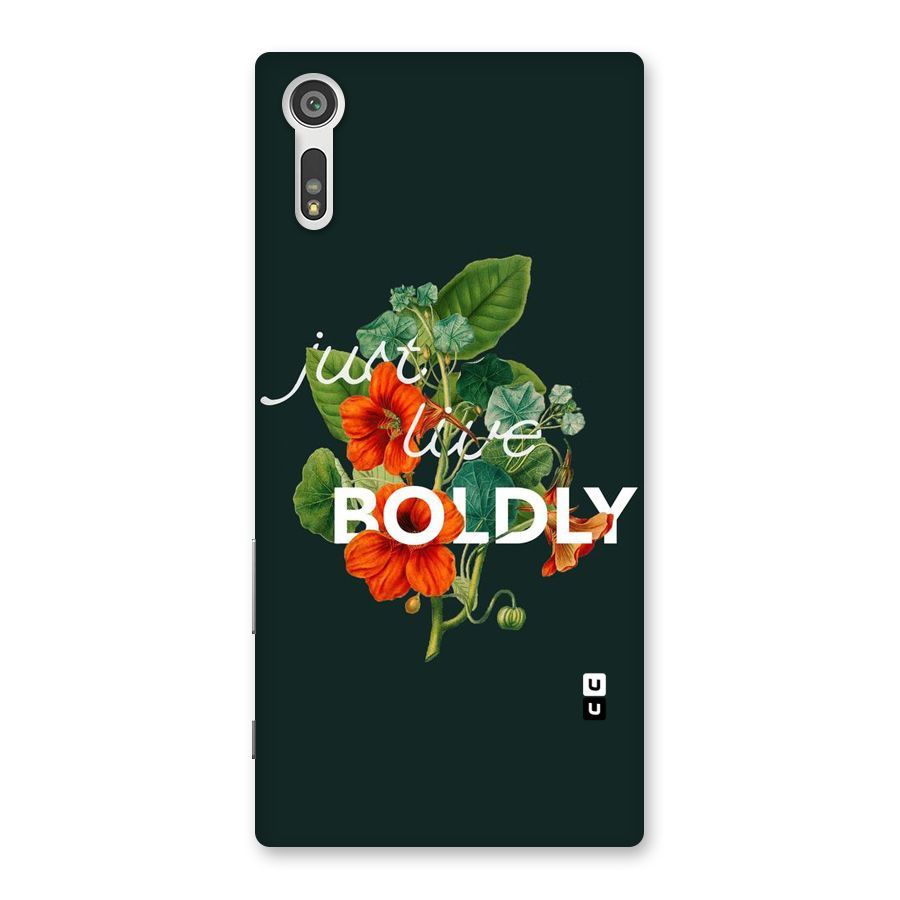 Live Boldly Back Case for Xperia XZ