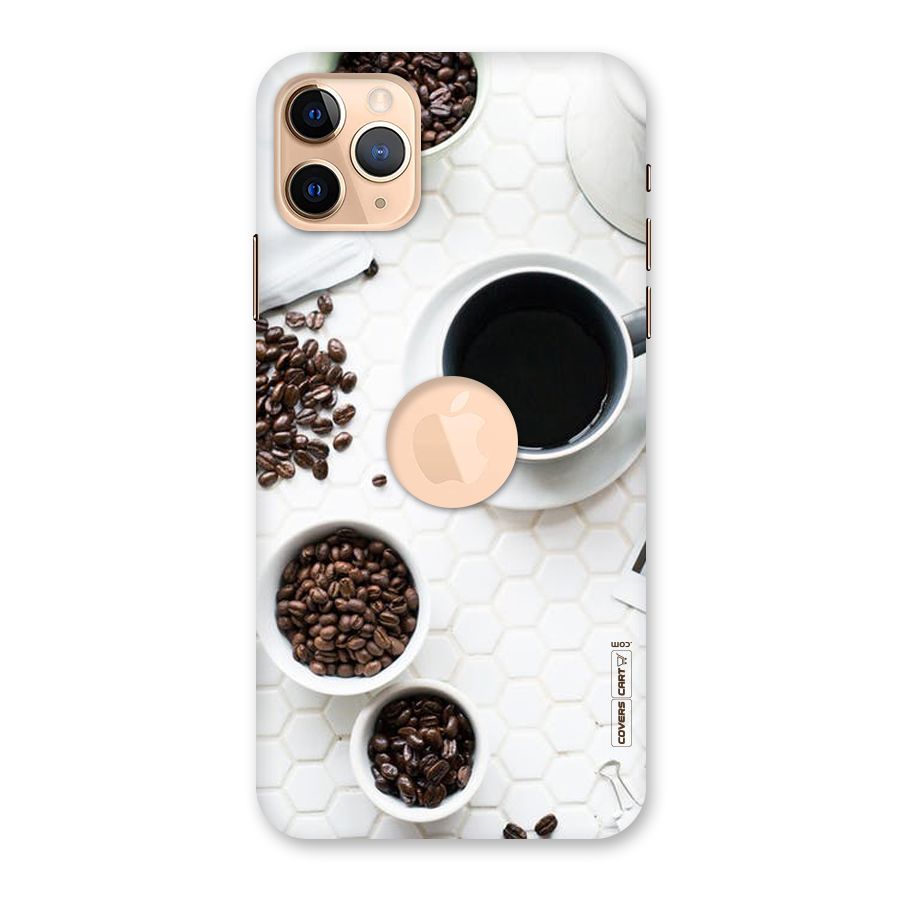 Live Coffee Back Case for iPhone 11 Pro Max Logo Cut