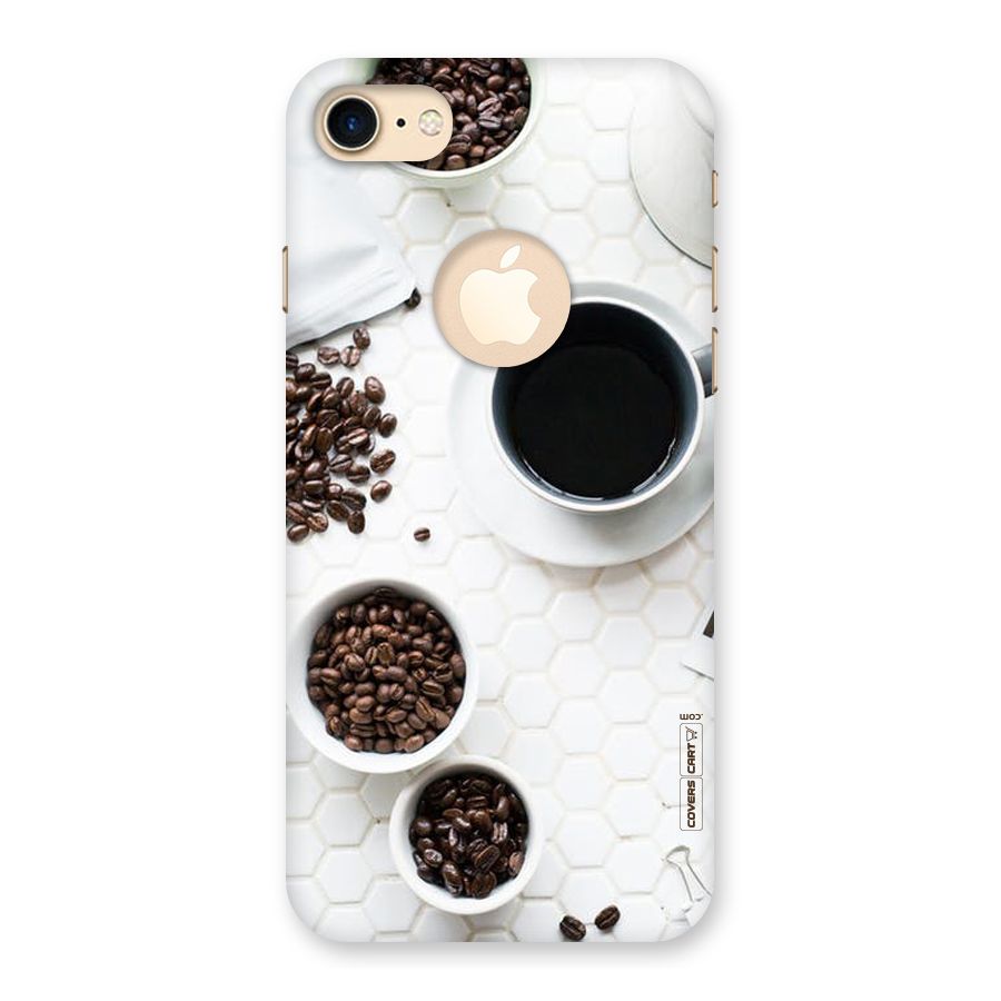 Live Coffee Back Case for iPhone 7 Logo Cut