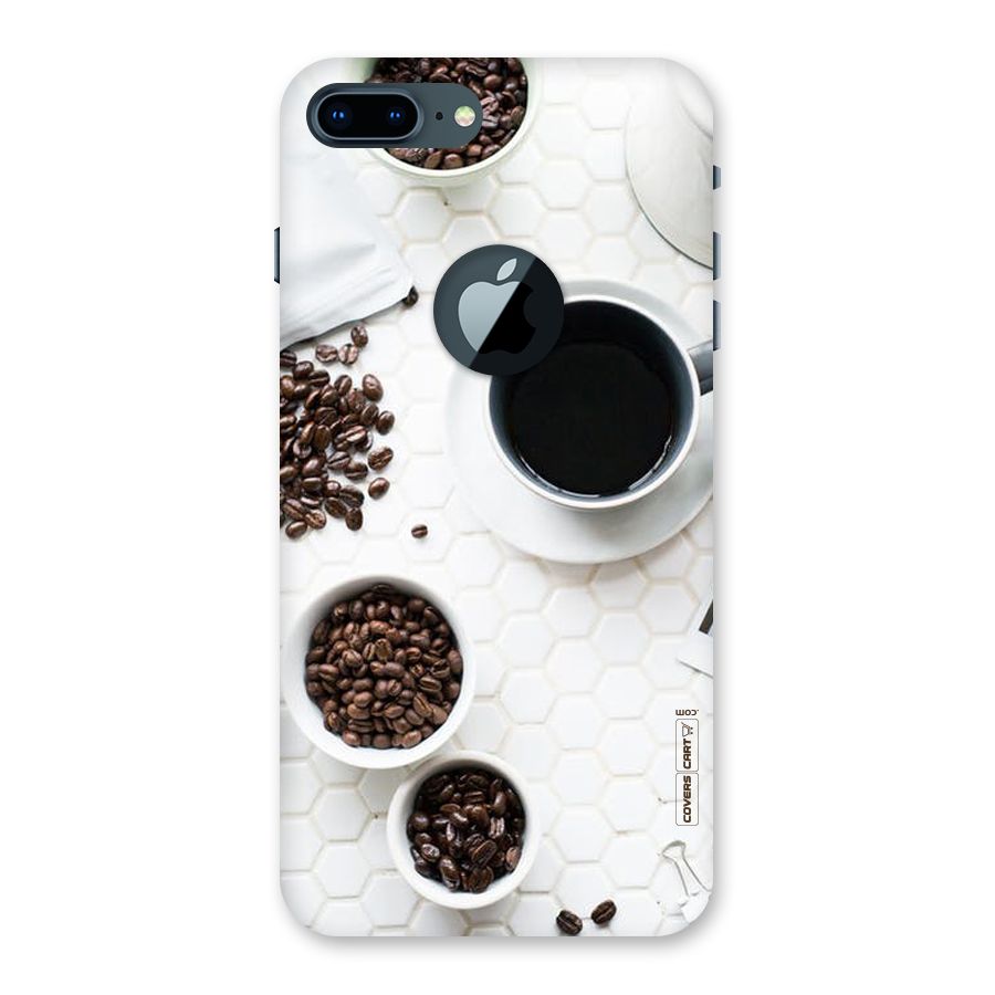 Live Coffee Back Case for iPhone 7 Plus Logo Cut