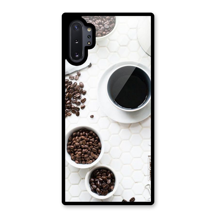 Live Coffee Glass Back Case for Galaxy Note 10 Plus