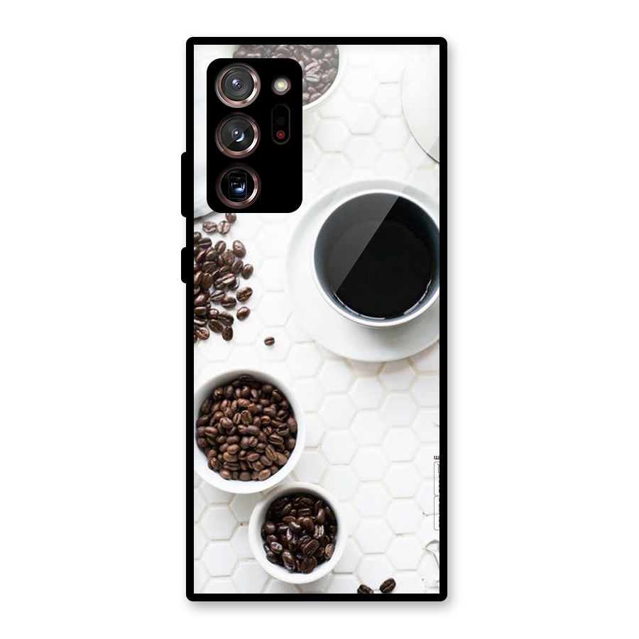 Live Coffee Glass Back Case for Galaxy Note 20 Ultra