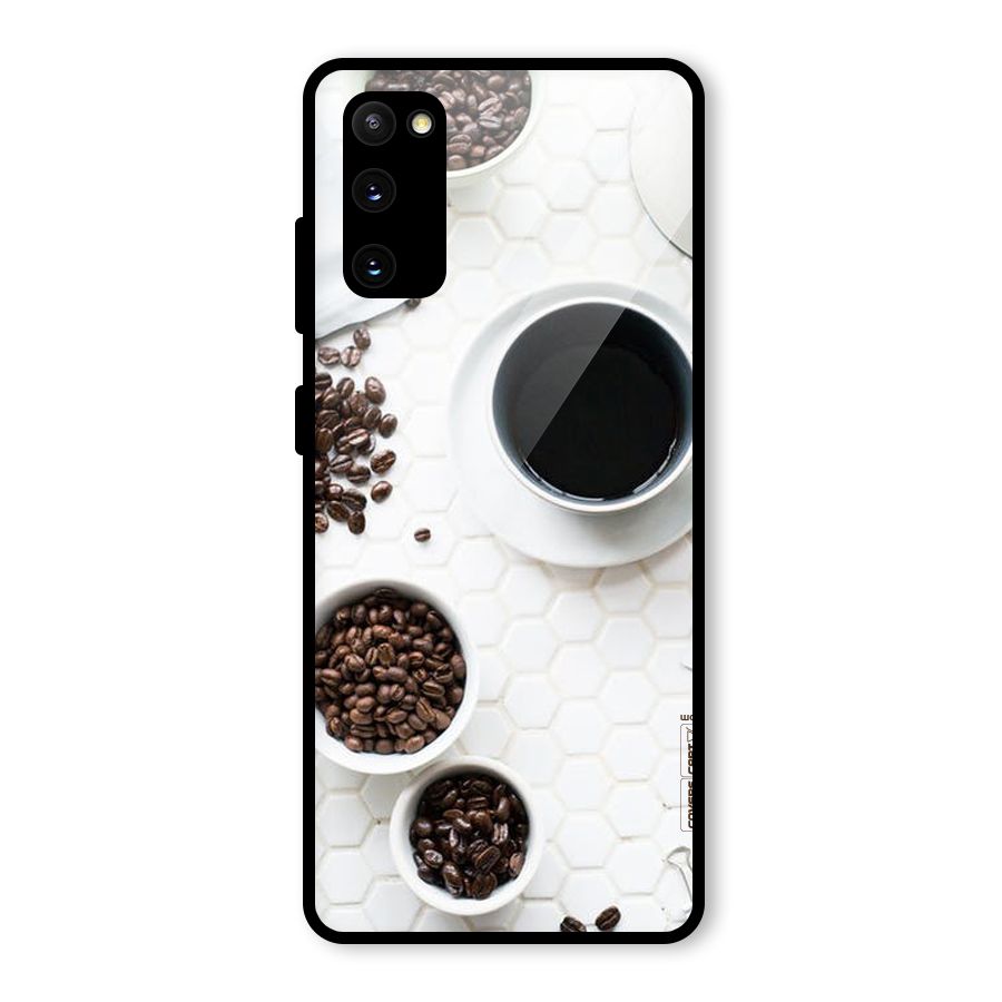 Live Coffee Glass Back Case for Galaxy S20 FE 5G