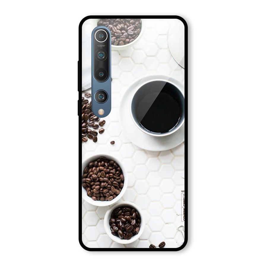 Live Coffee Glass Back Case for Mi 10