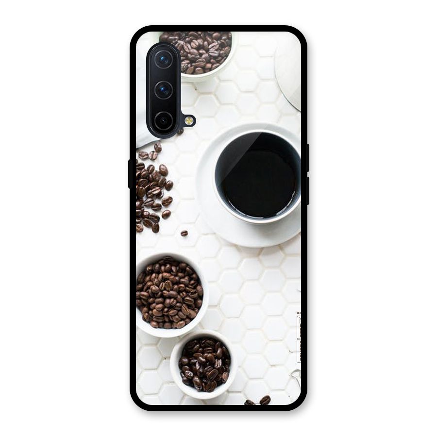 Live Coffee Glass Back Case for OnePlus Nord CE 5G