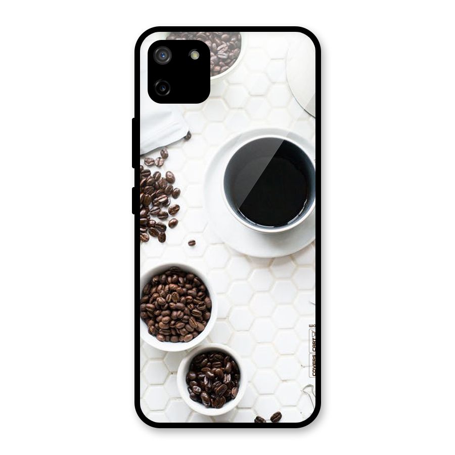 Live Coffee Glass Back Case for Realme C11