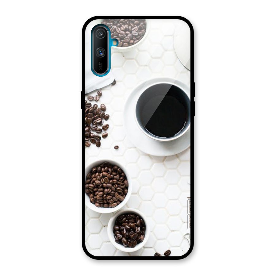 Live Coffee Glass Back Case for Realme C3