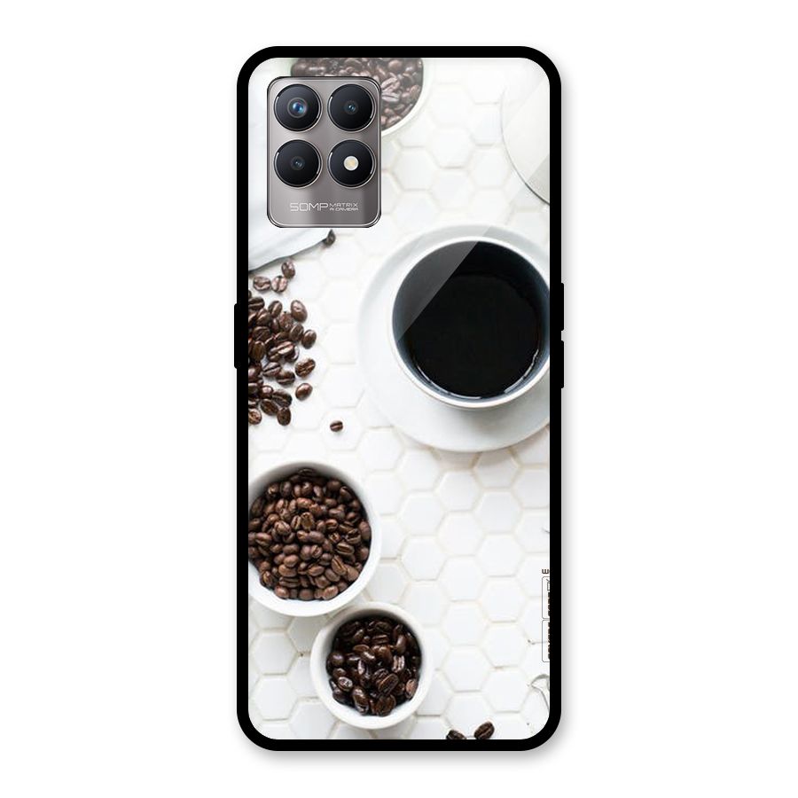 Live Coffee Glass Back Case for Realme Narzo 50