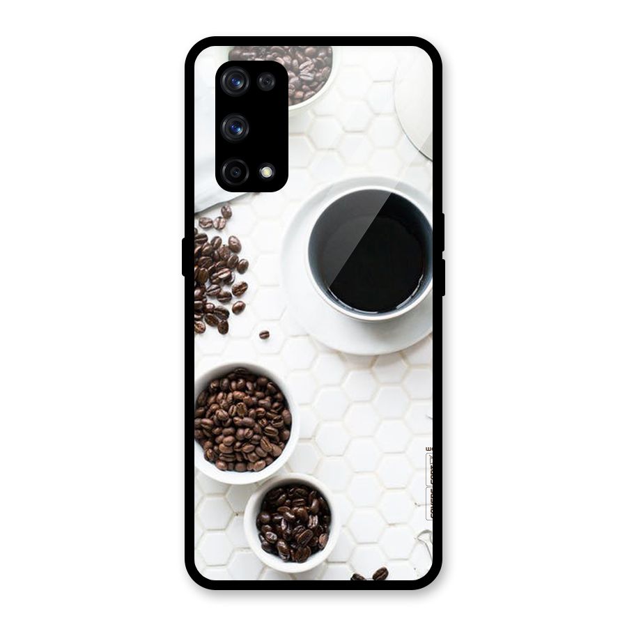 Live Coffee Glass Back Case for Realme X7 Pro