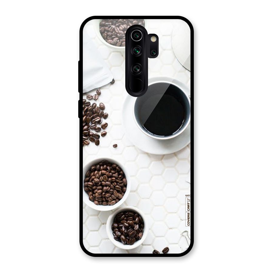Live Coffee Glass Back Case for Redmi Note 8 Pro