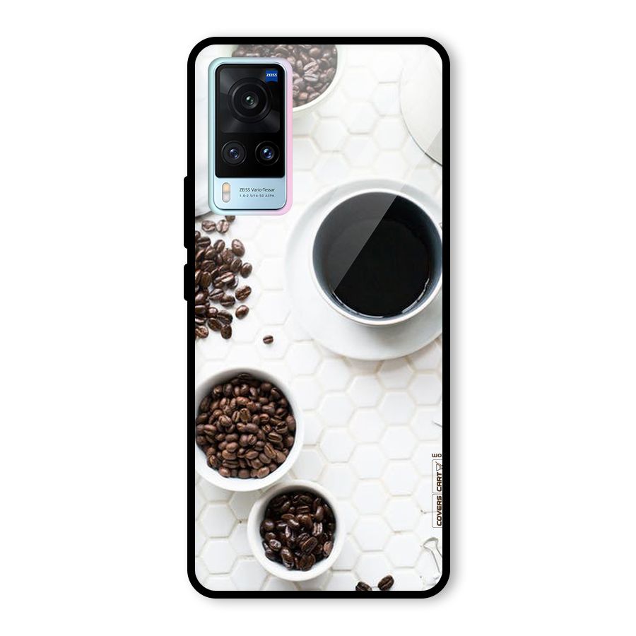 Live Coffee Glass Back Case for Vivo X60