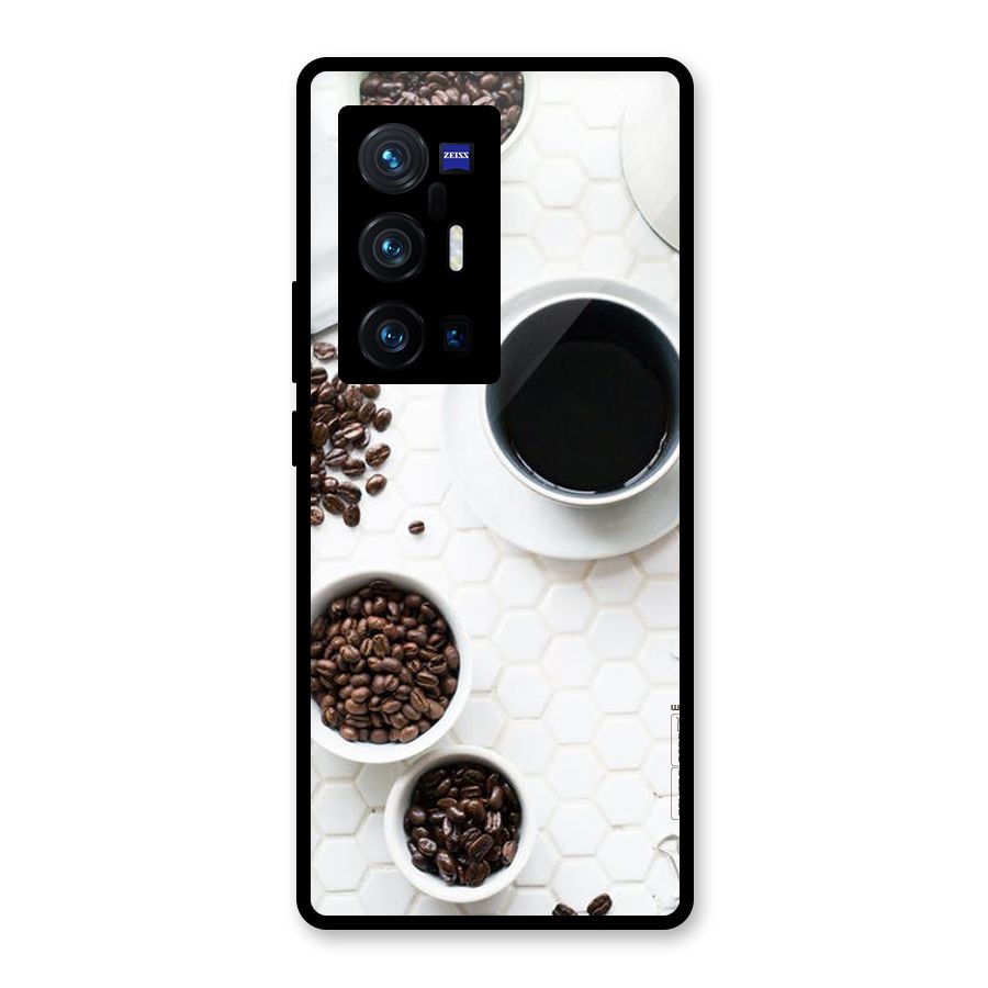 Live Coffee Glass Back Case for Vivo X70 Pro Plus