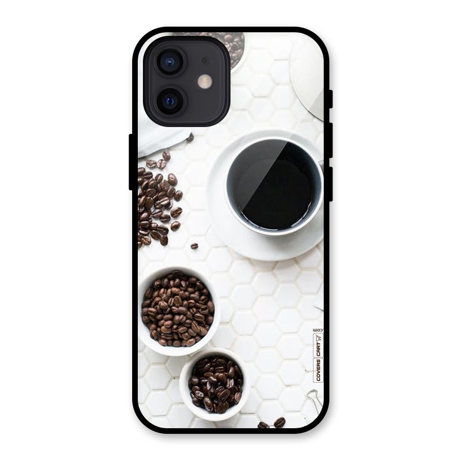Live Coffee Glass Back Case for iPhone 12