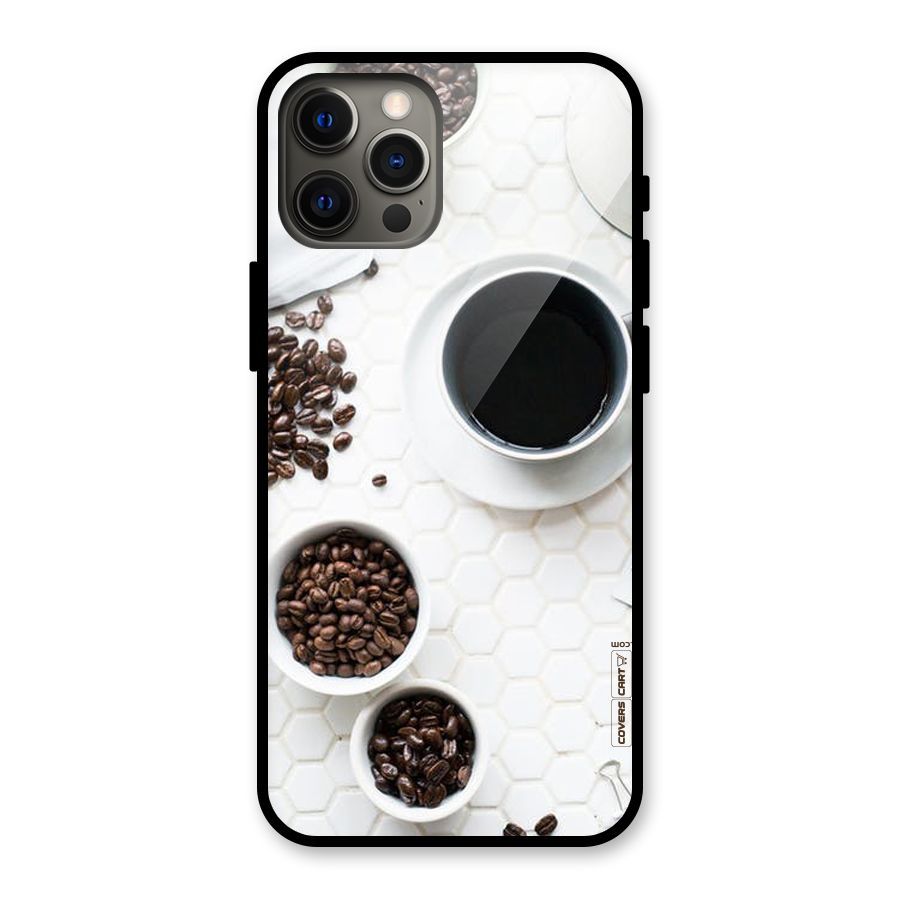 Live Coffee Glass Back Case for iPhone 12 Pro Max