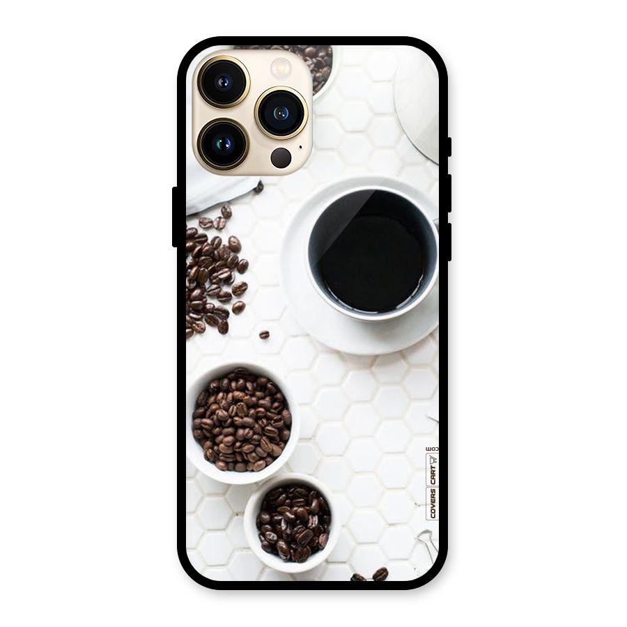 Live Coffee Glass Back Case for iPhone 13 Pro Max