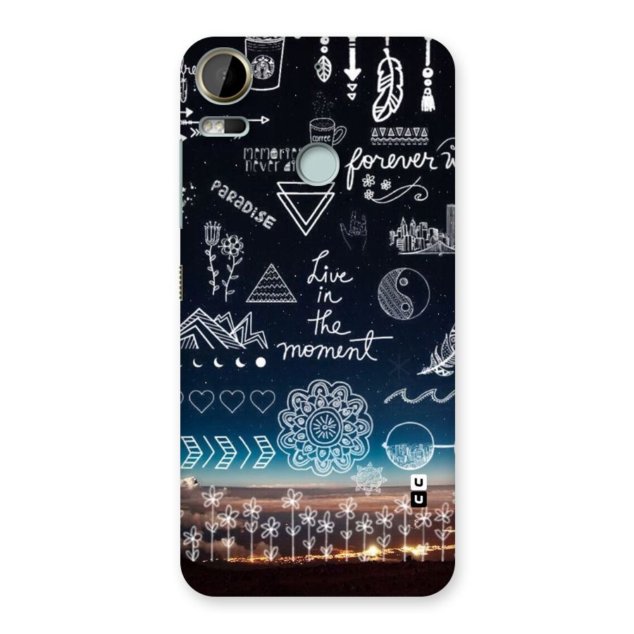 Live In The Moment Back Case for Desire 10 Pro