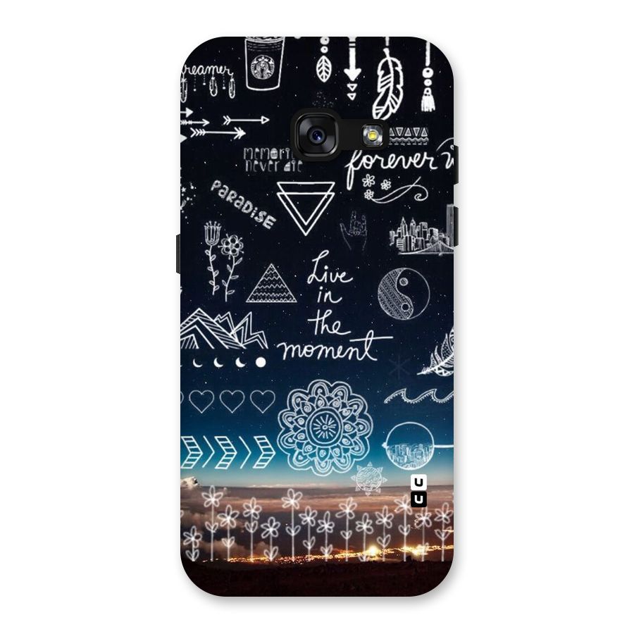 Live In The Moment Back Case for Galaxy A3 (2017)
