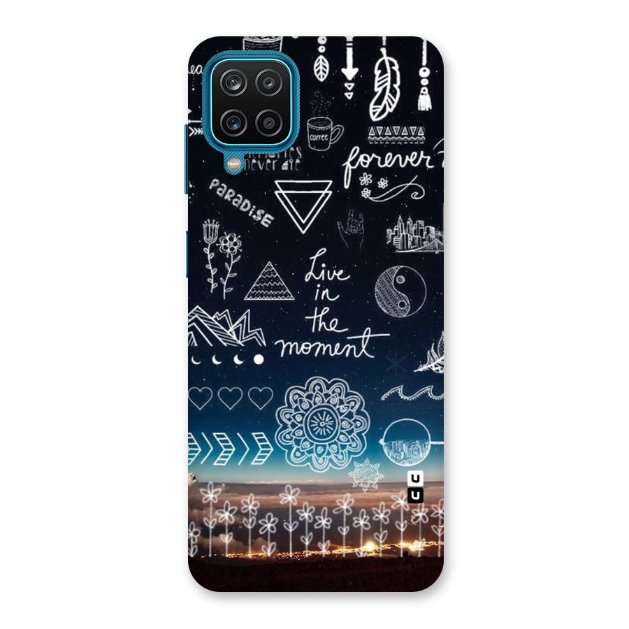 Live In The Moment Back Case for Galaxy F12