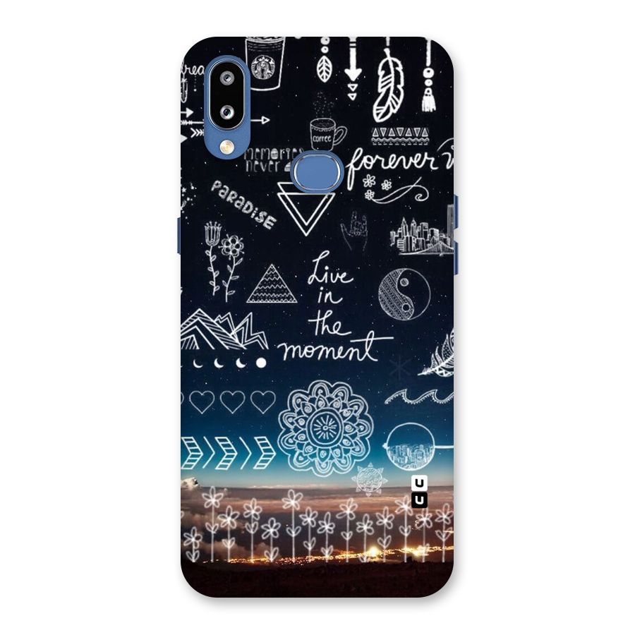 Live In The Moment Back Case for Galaxy M01s