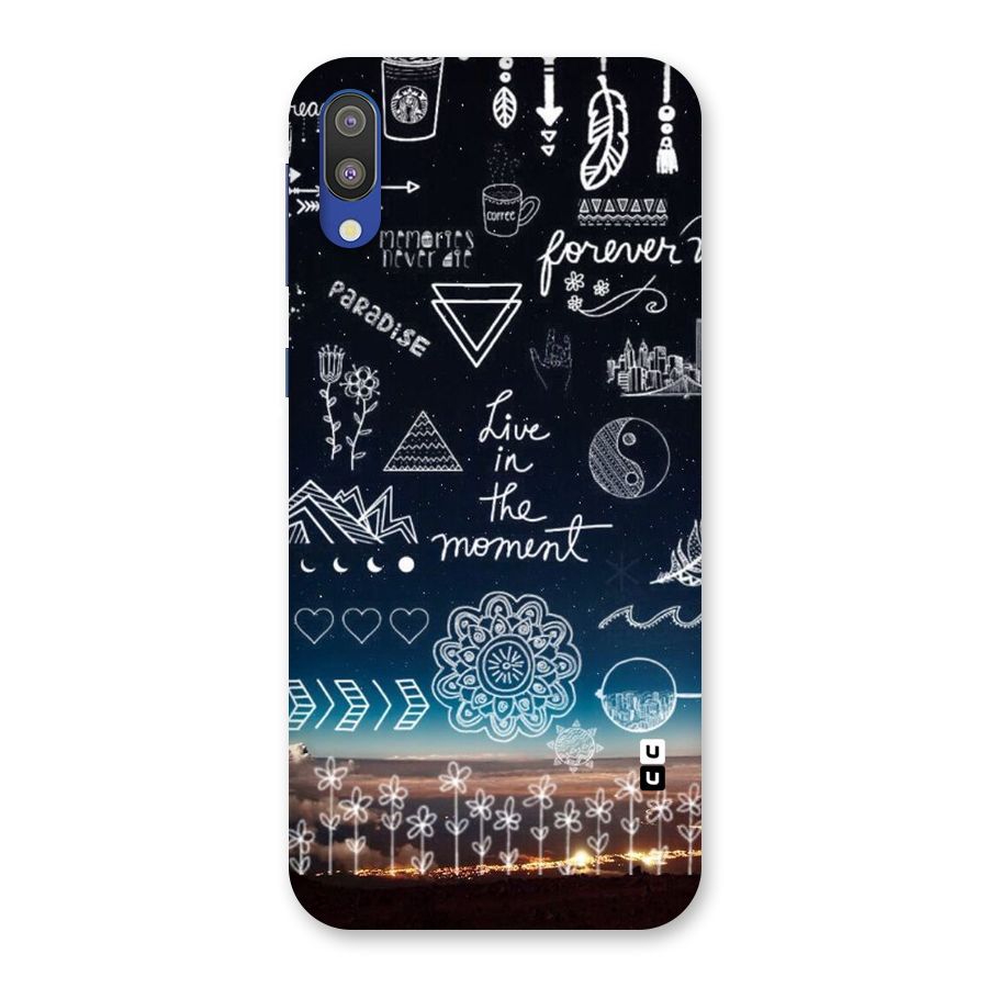 Live In The Moment Back Case for Galaxy M10