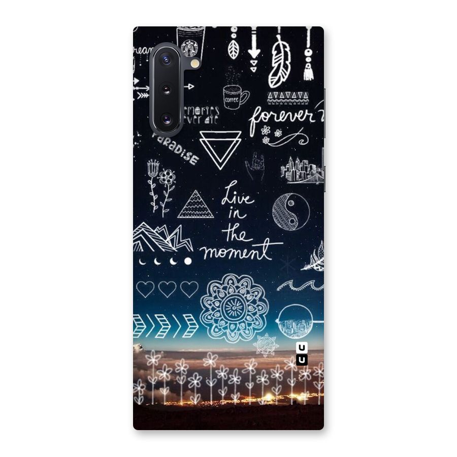 Live In The Moment Back Case for Galaxy Note 10