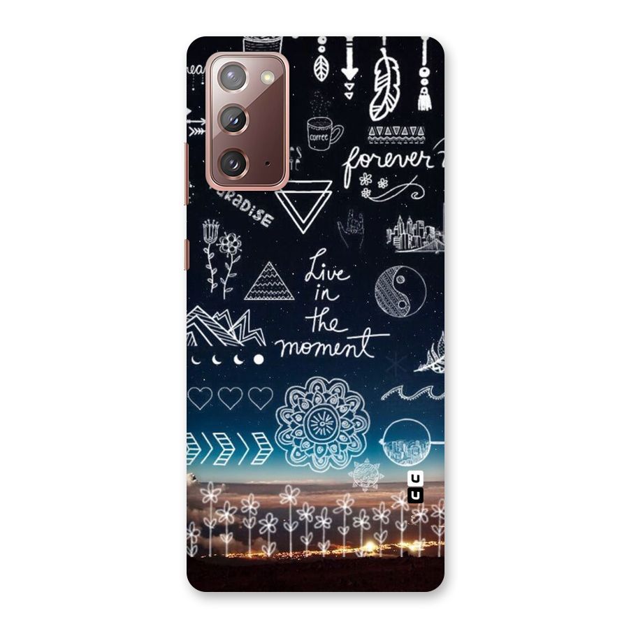 Live In The Moment Back Case for Galaxy Note 20