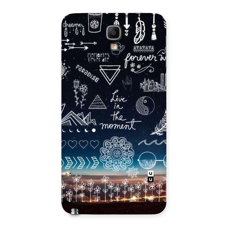 Live In The Moment Back Case for Galaxy Note 3 Neo