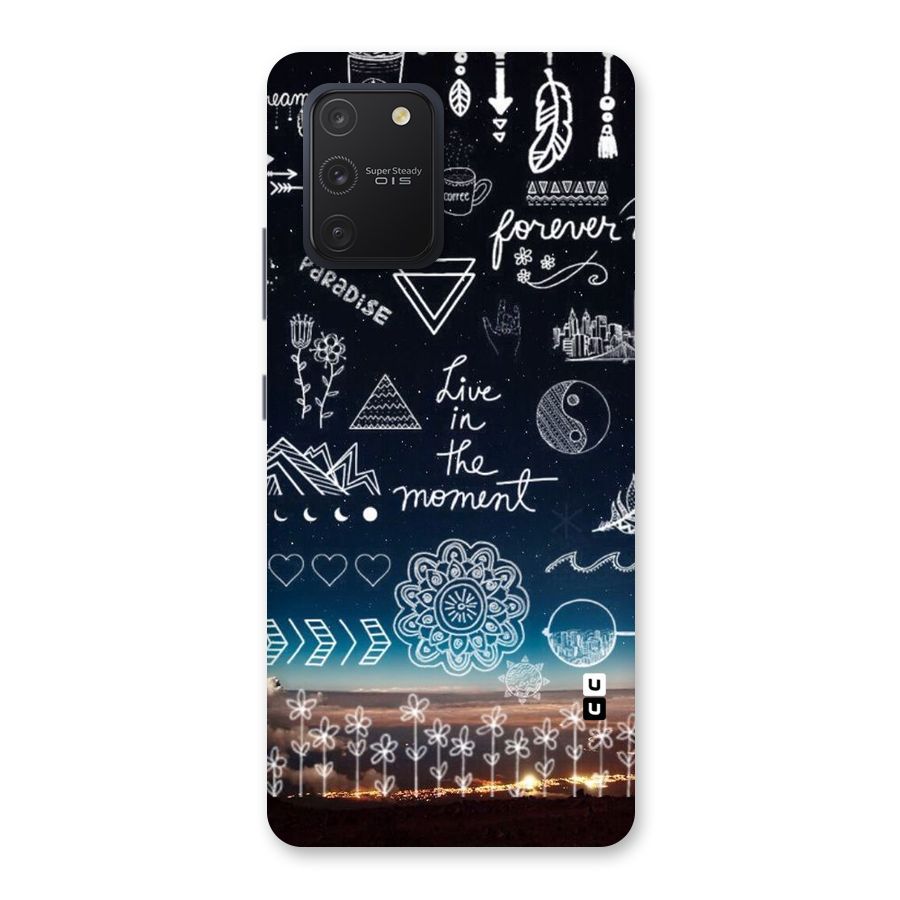 Live In The Moment Back Case for Galaxy S10 Lite