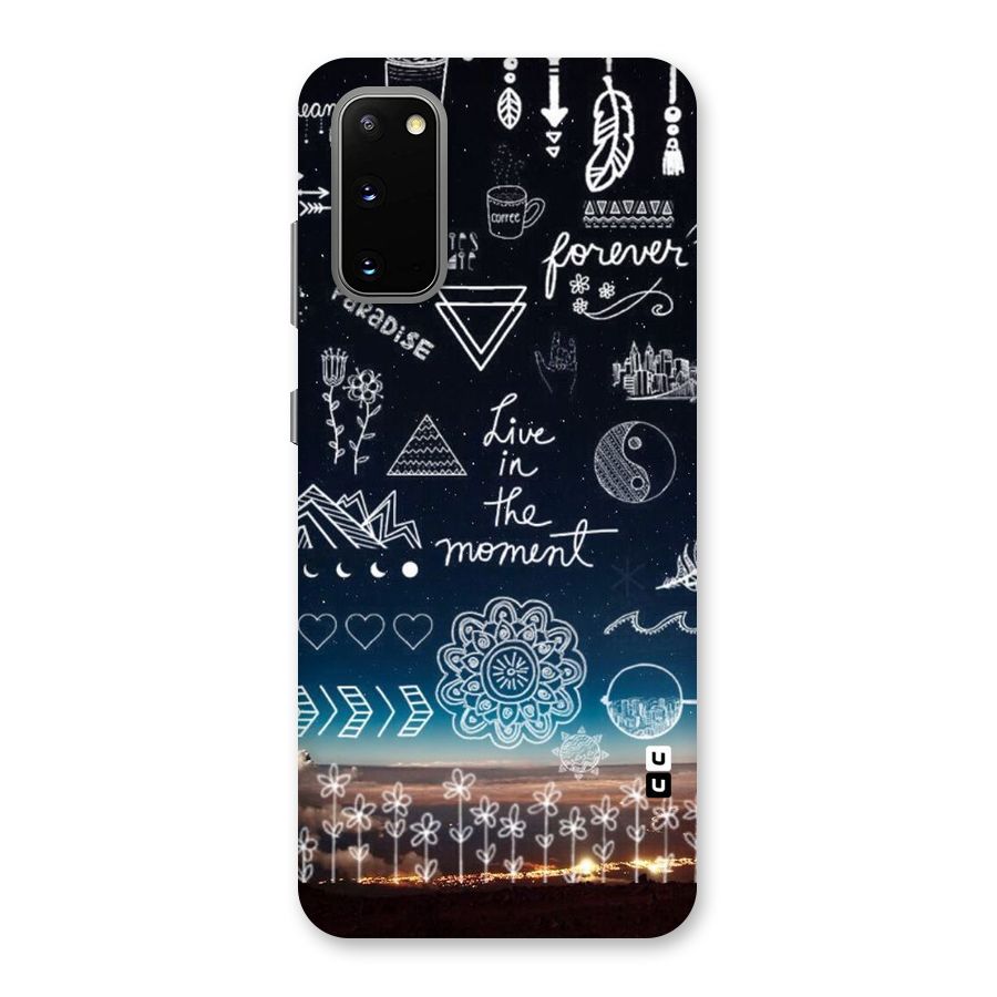 Live In The Moment Back Case for Galaxy S20