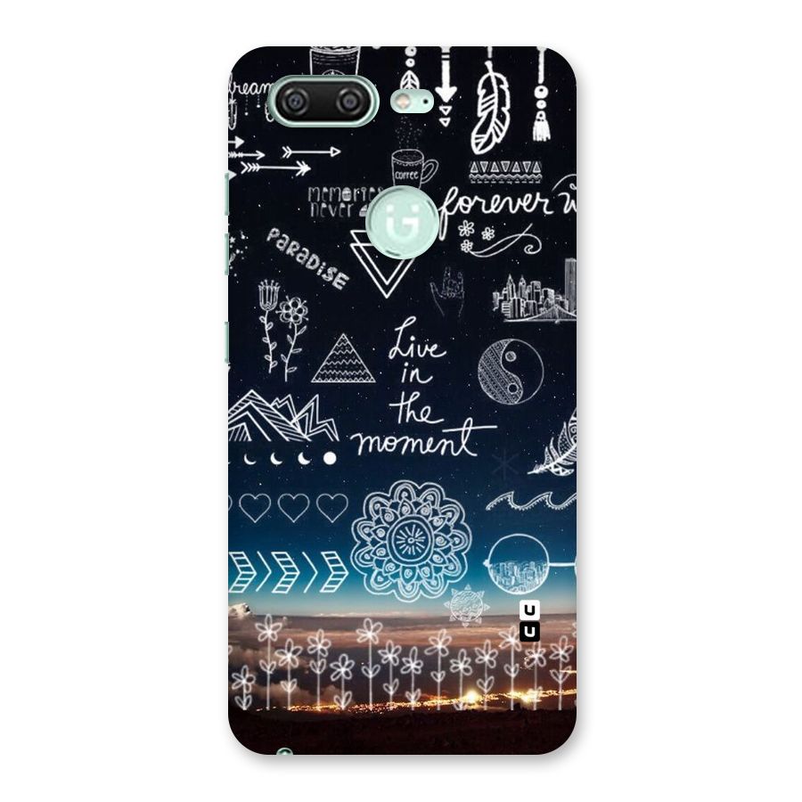 Live In The Moment Back Case for Gionee S10