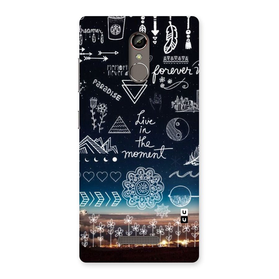 Live In The Moment Back Case for Gionee S6s