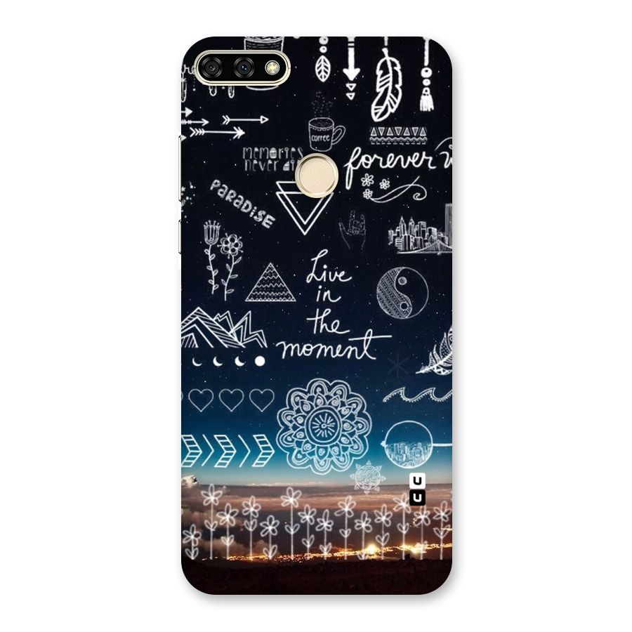 Live In The Moment Back Case for Honor 7A