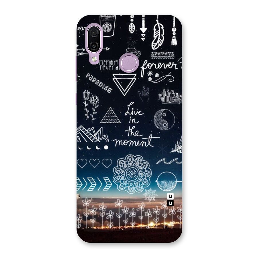 Live In The Moment Back Case for Honor Play