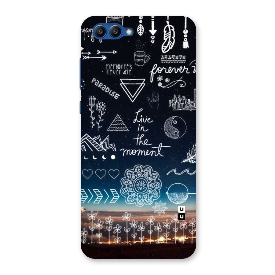 Live In The Moment Back Case for Honor View 10