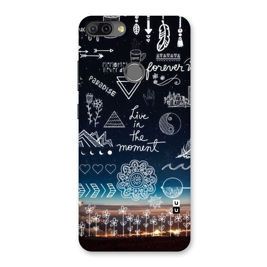 Live In The Moment Back Case for Infinix Hot 6 Pro