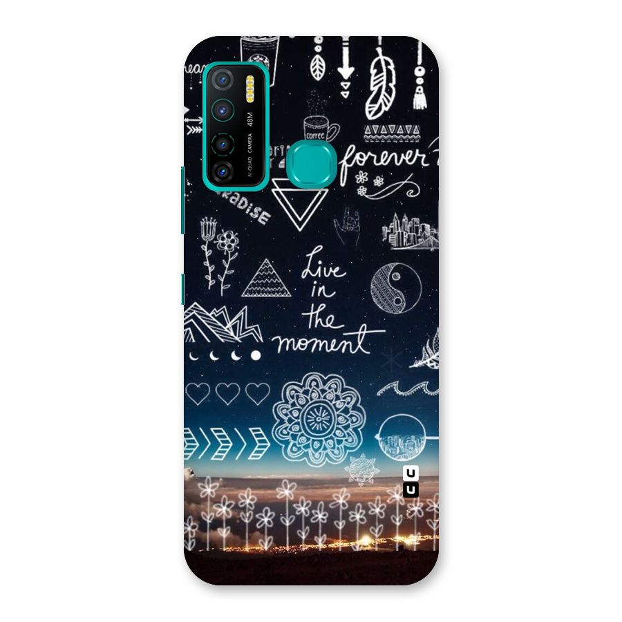 Live In The Moment Back Case for Infinix Hot 9 Pro